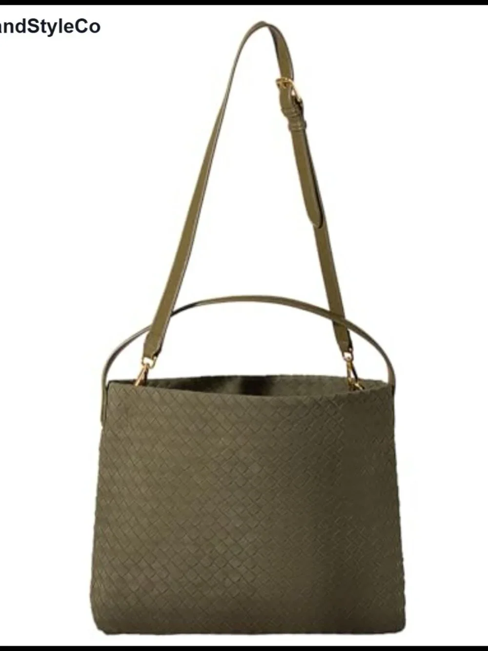 Suede Hobo Bag Hand-Woven Casual Shoulder Tote